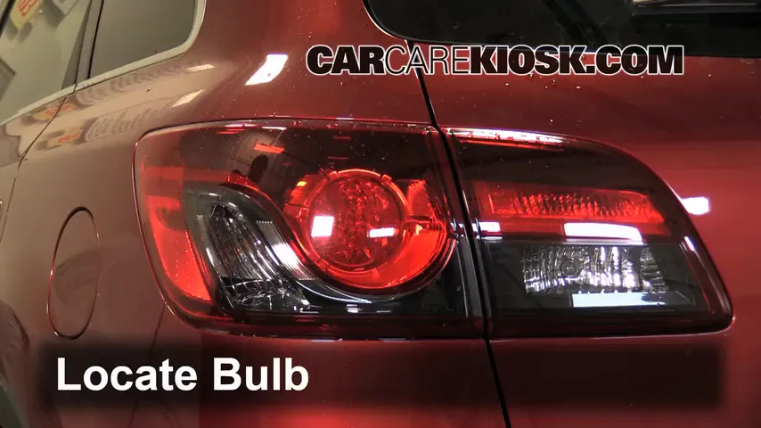 2014 Mazda CX-9 Touring 3.7L V6 Sport Utility (4 Door) Lights Tail Light (replace bulb)